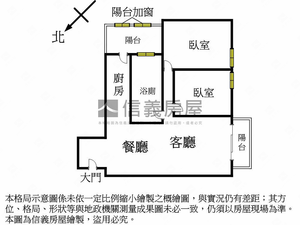 勝美欣高樓層兩房平車位房屋室內格局與周邊環境