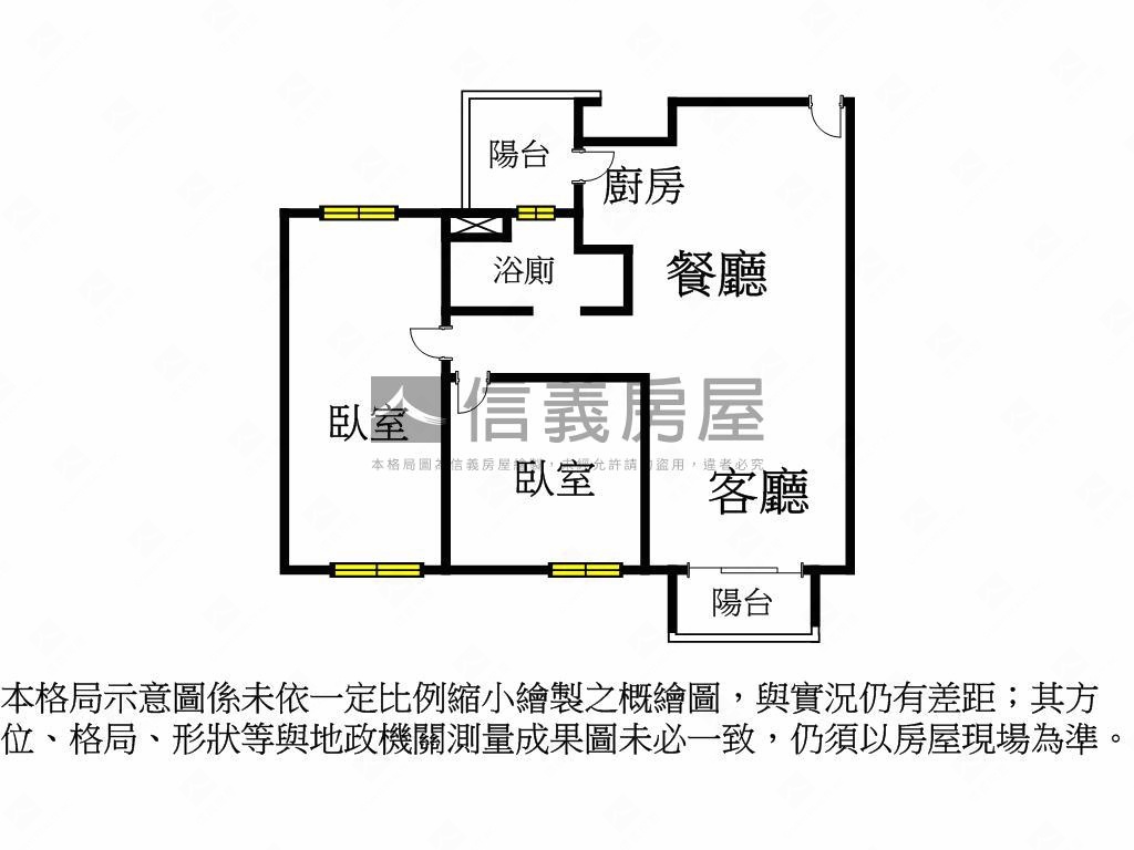 寓上美房屋室內格局與周邊環境