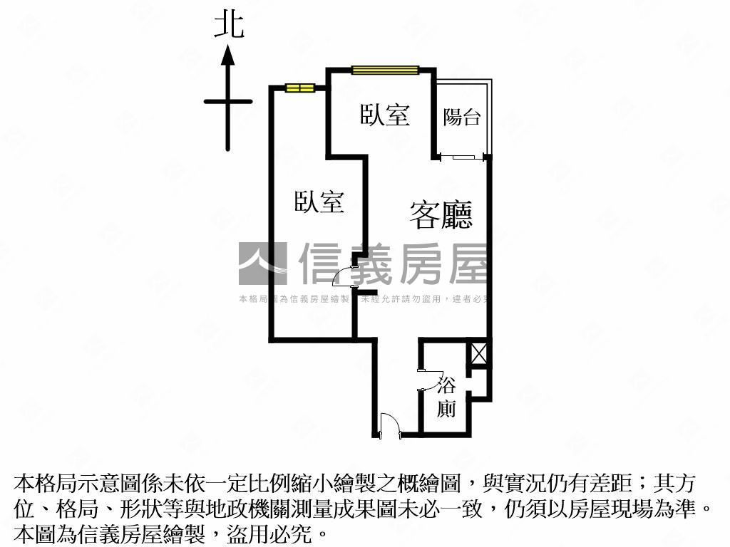 純寓次頂樓２房平車房屋室內格局與周邊環境