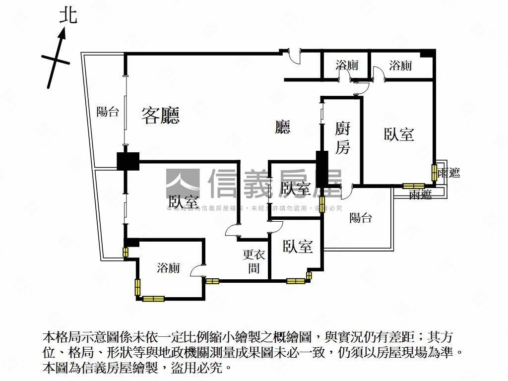 棋琴九重奏四房平車房屋室內格局與周邊環境
