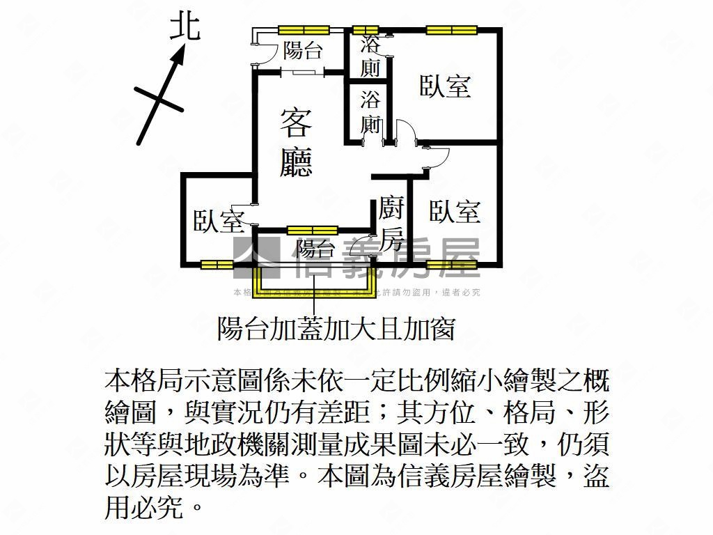 哈佛名門溫馨三房房屋室內格局與周邊環境