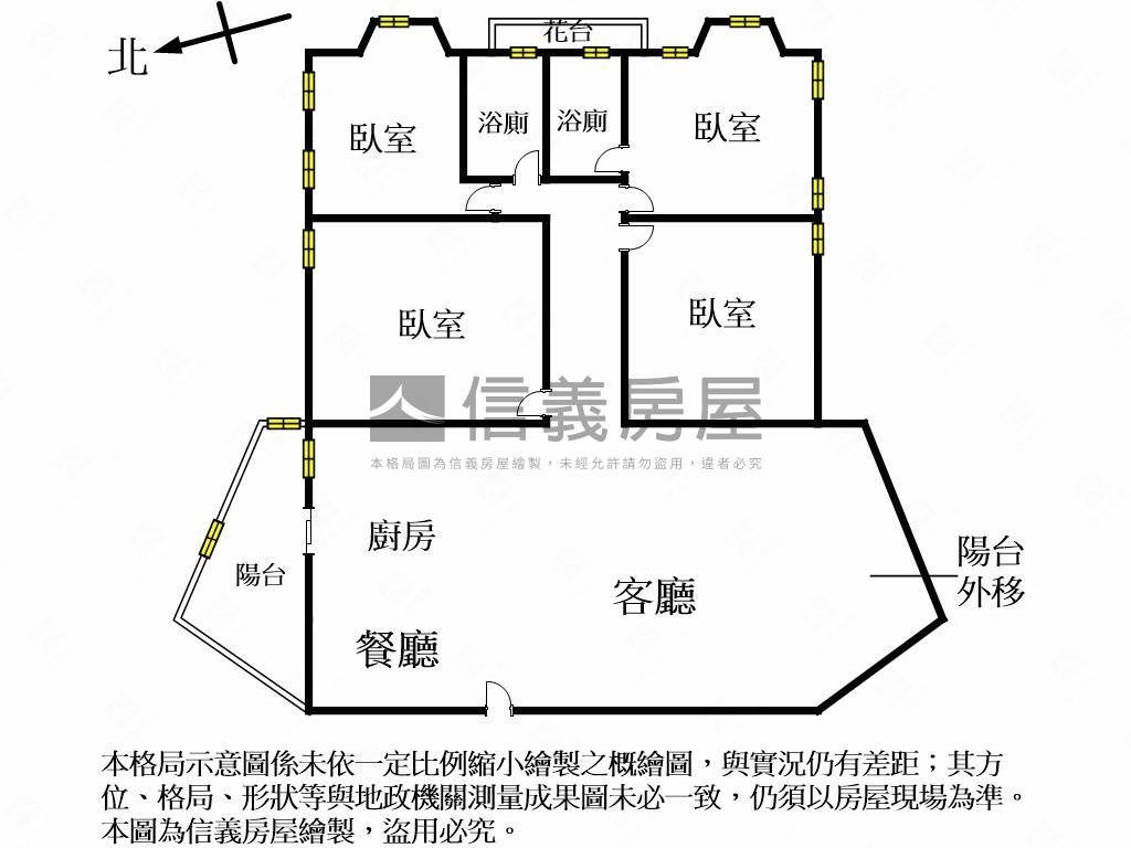 近東區三井秀泰四房平車房屋室內格局與周邊環境