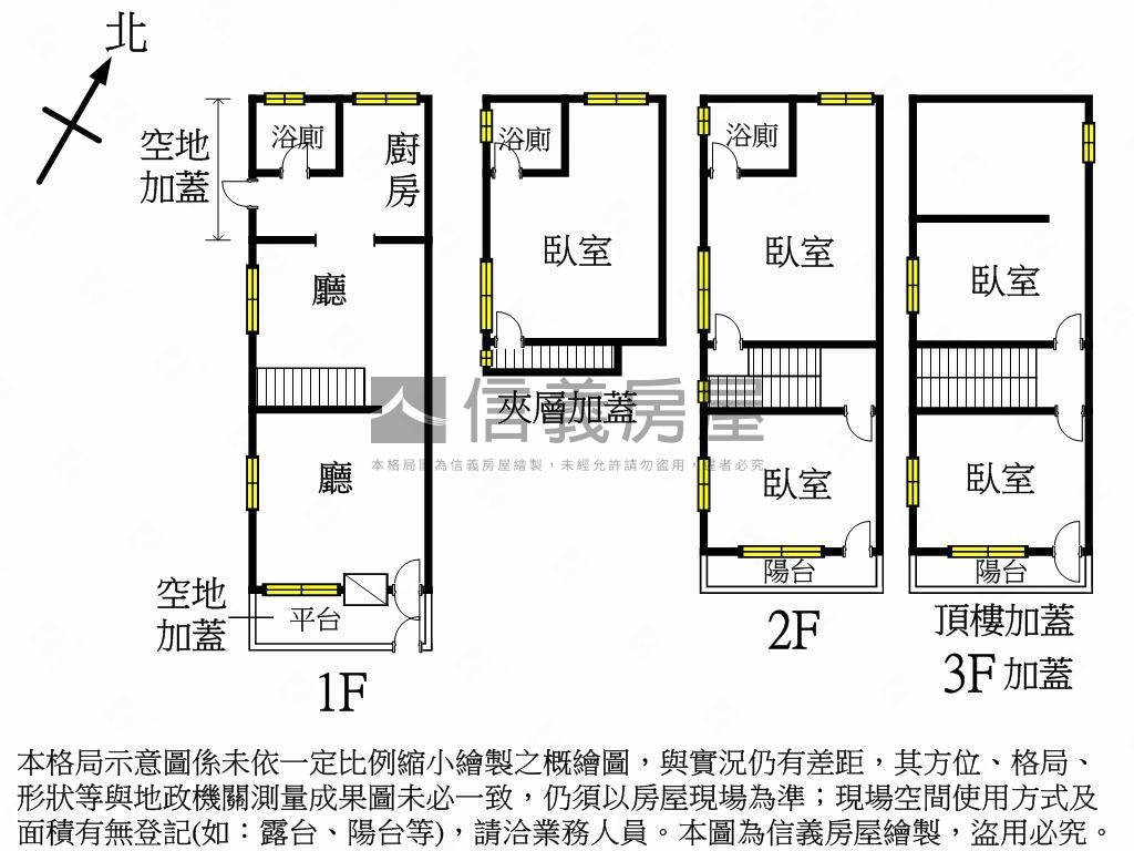 鳳山活巷邊間透天房屋室內格局與周邊環境