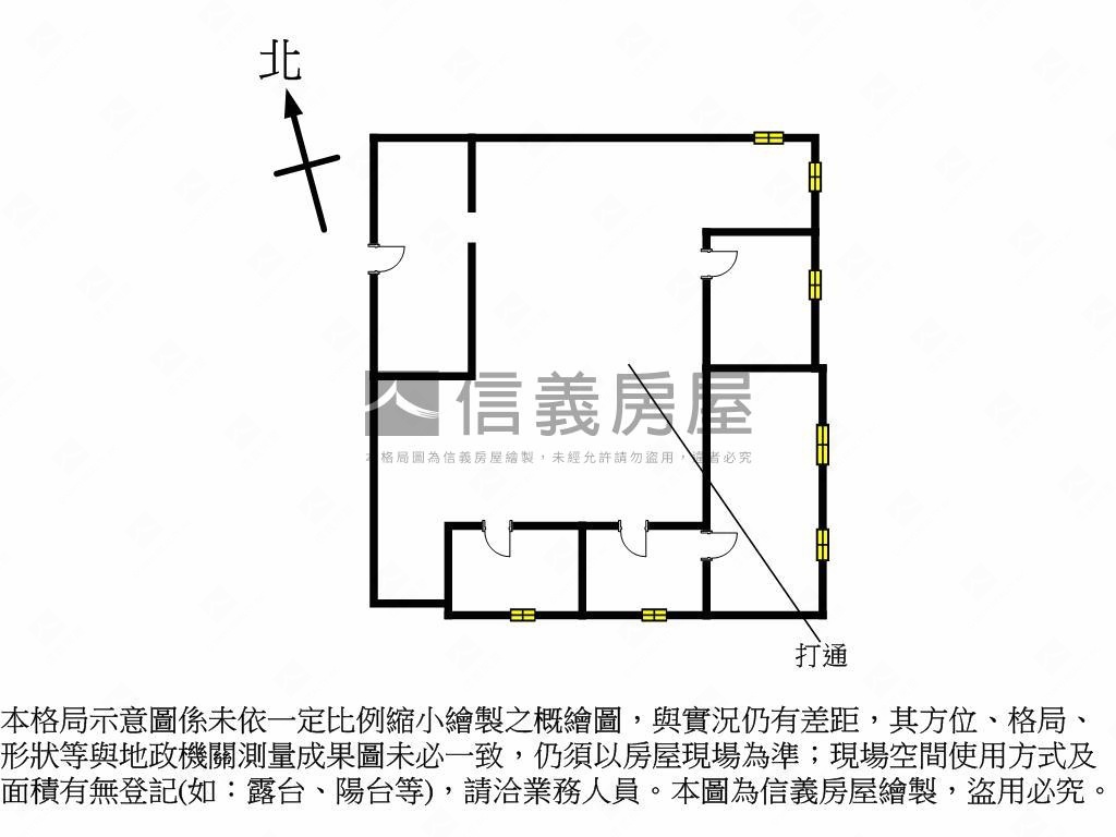 新世紀內科精華辦公房屋室內格局與周邊環境