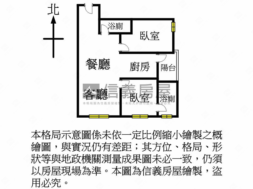 威均晶璽｜高鐵２房２衛房屋室內格局與周邊環境
