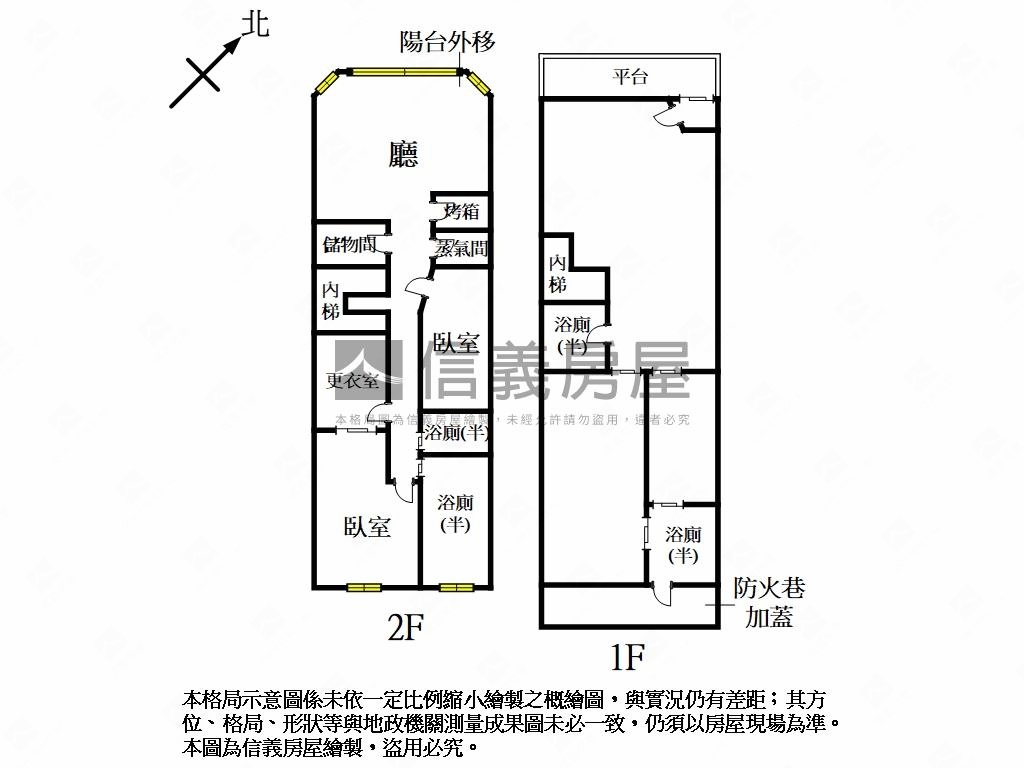 近新埔捷運！１＋２樓美屋房屋室內格局與周邊環境