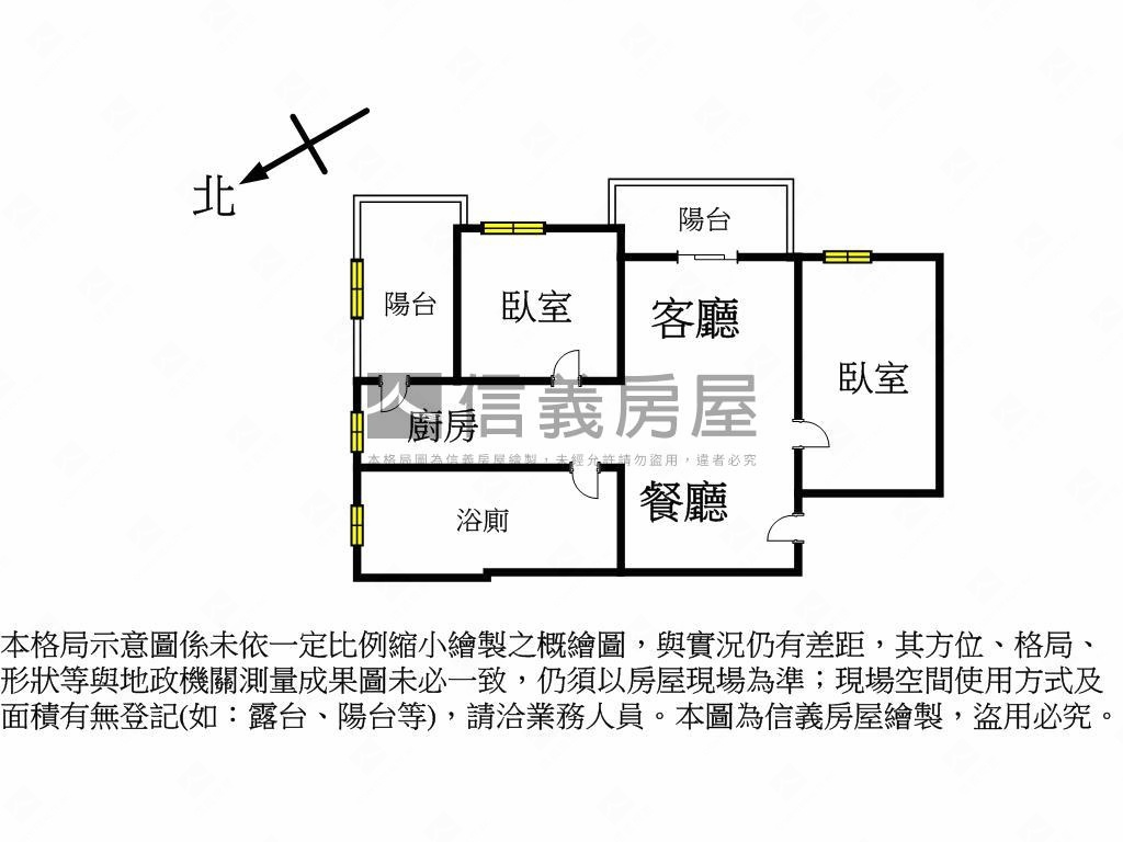 ＭＹ勝美雙面採光２房平車房屋室內格局與周邊環境