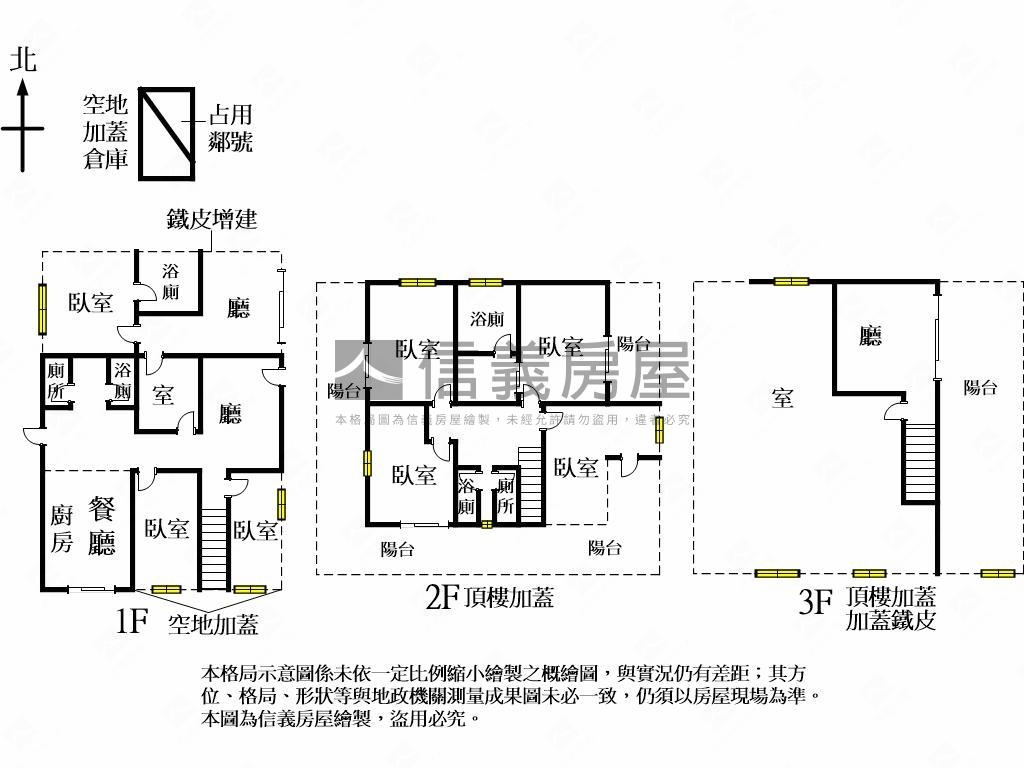 都計內大地坪開心農舍房屋室內格局與周邊環境