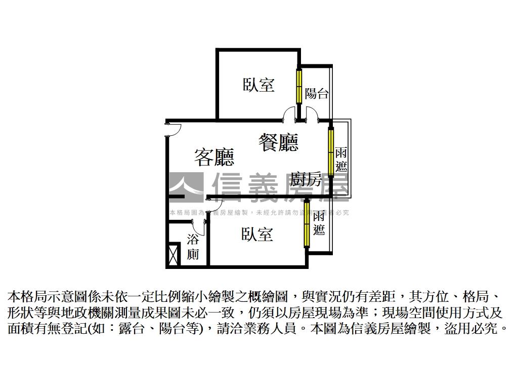 允將大作２房房屋室內格局與周邊環境