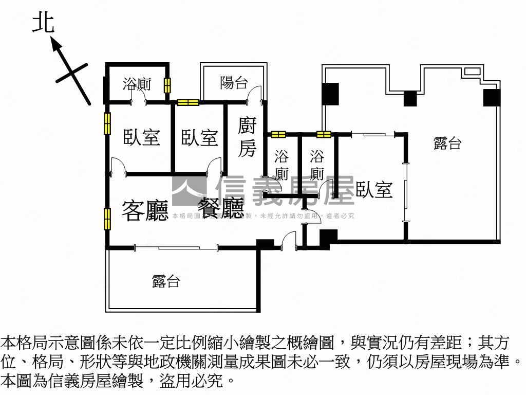 青沐頂樓露臺戶雙車位房屋室內格局與周邊環境