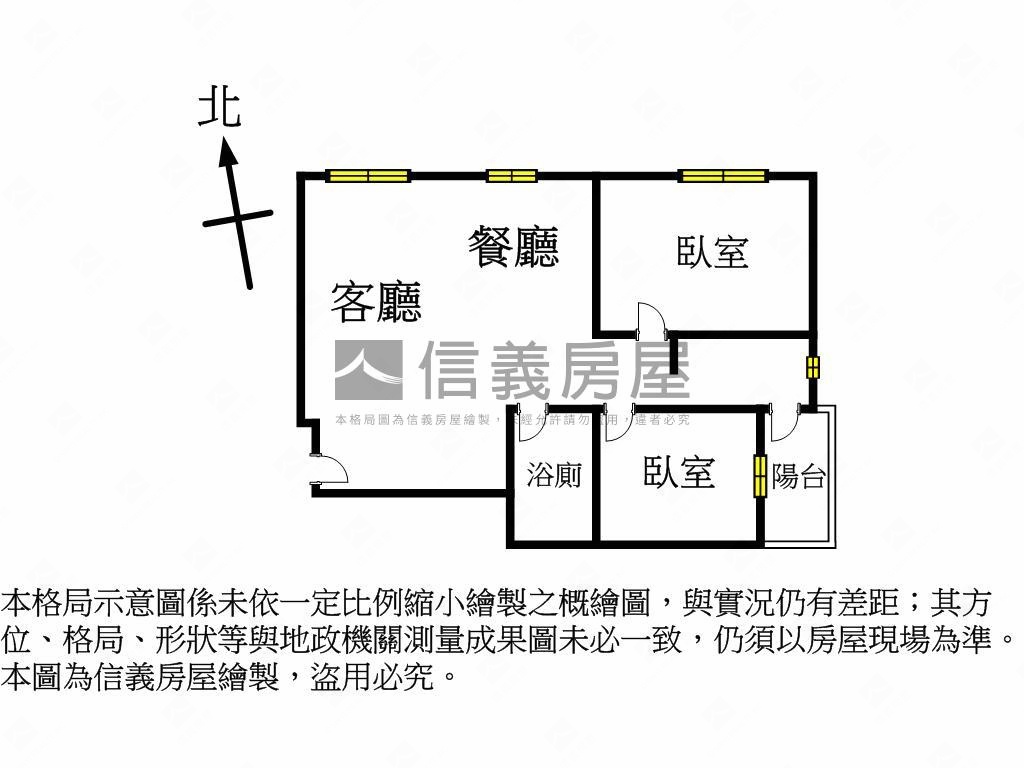 大地交響兩房平車房屋室內格局與周邊環境