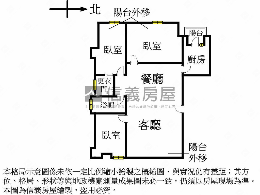 中正路溫馨三房美屋房屋室內格局與周邊環境