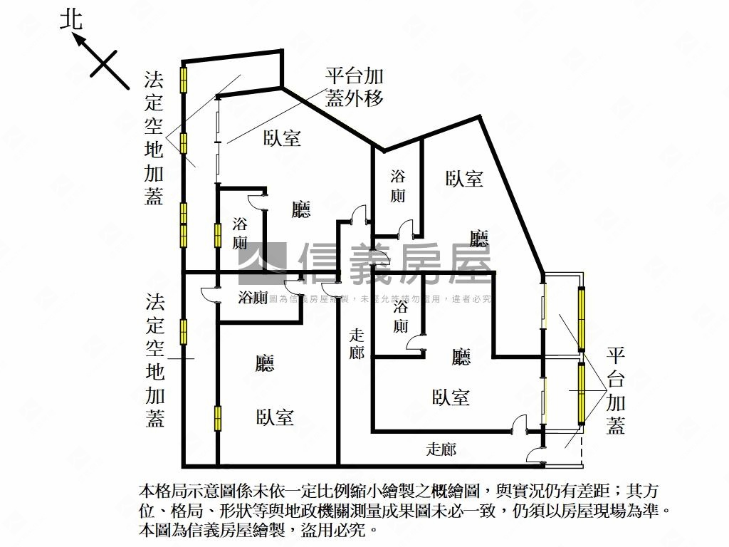 近文化中心高投報４套房房屋室內格局與周邊環境