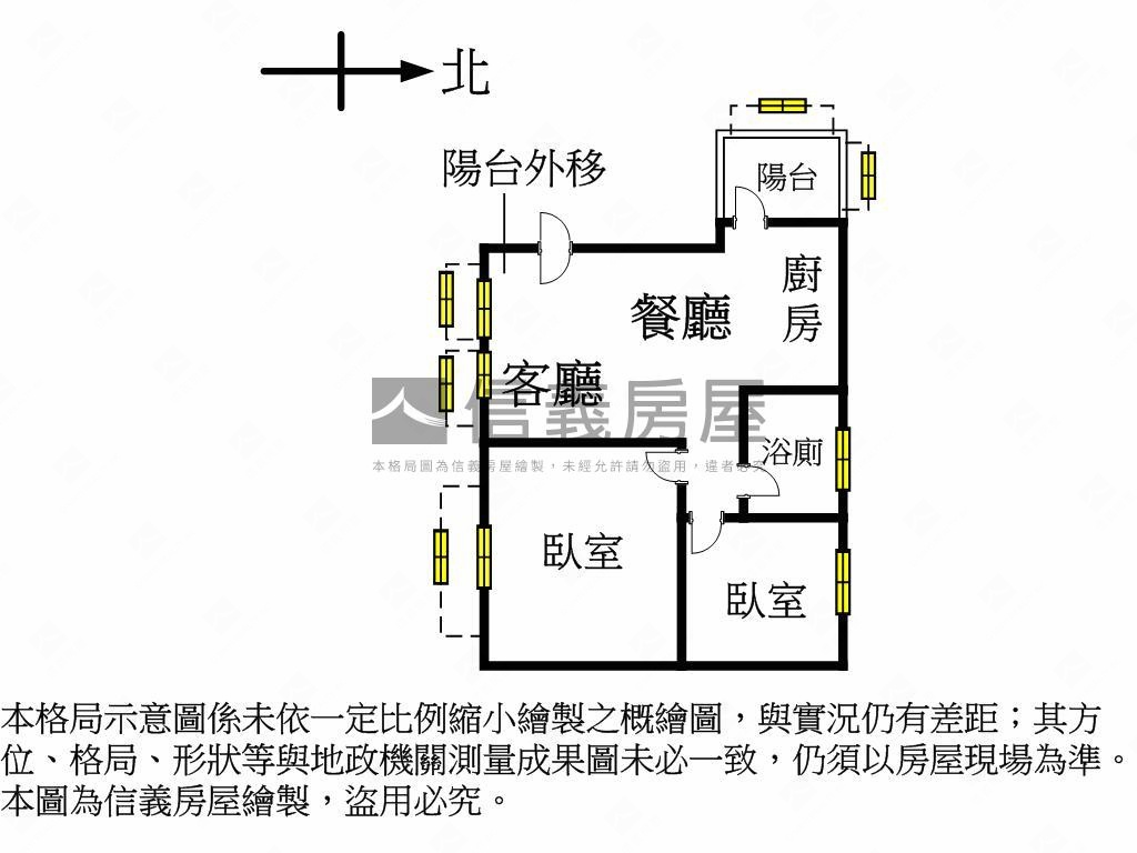 小資成家非常容易電梯兩房房屋室內格局與周邊環境