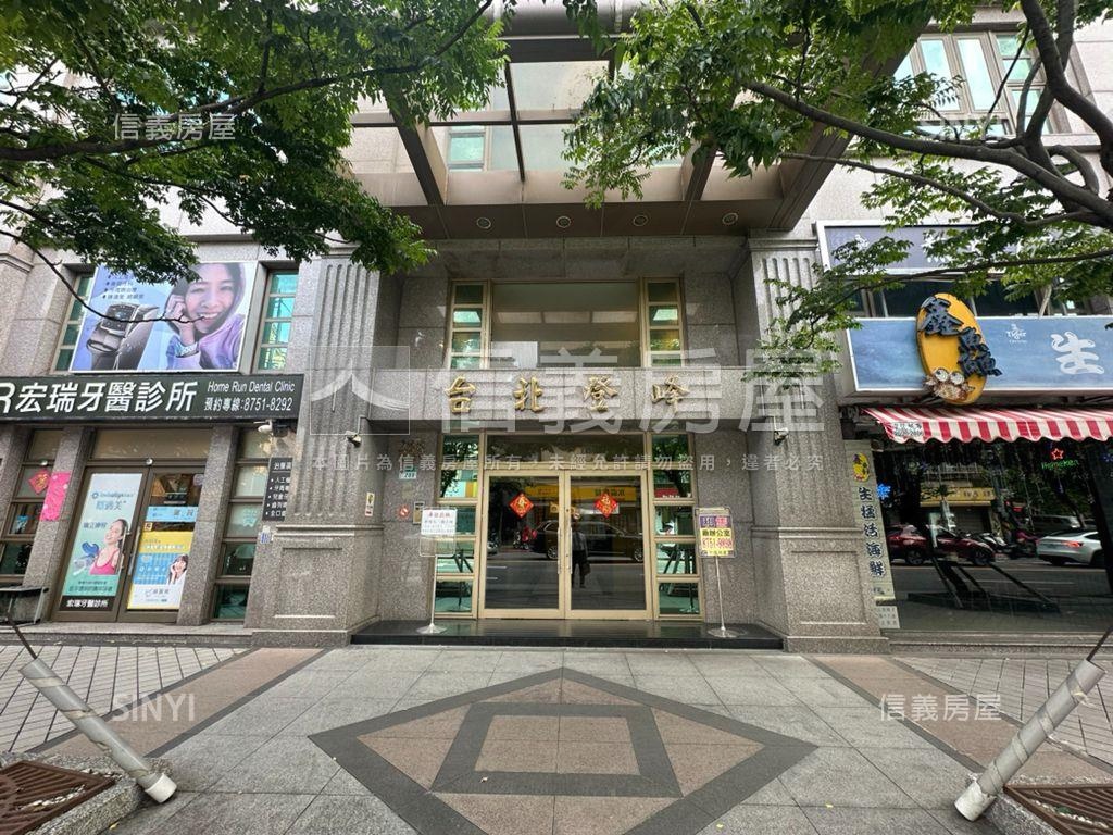 港墘捷運台北登峰整層辦公房屋室內格局與周邊環境