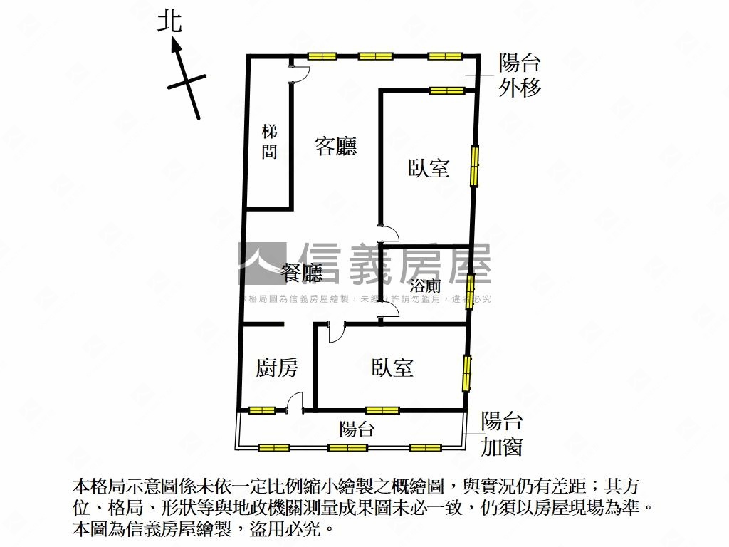 中正邊間溫馨兩房房屋室內格局與周邊環境