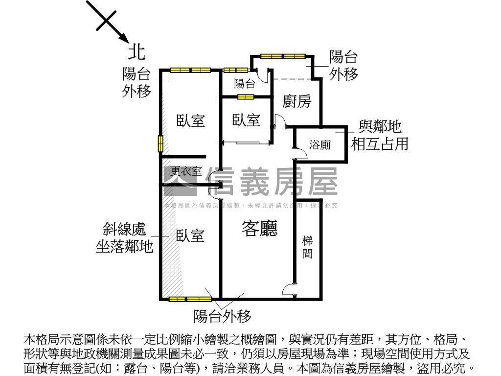 民有街黃金三樓房屋室內格局與周邊環境