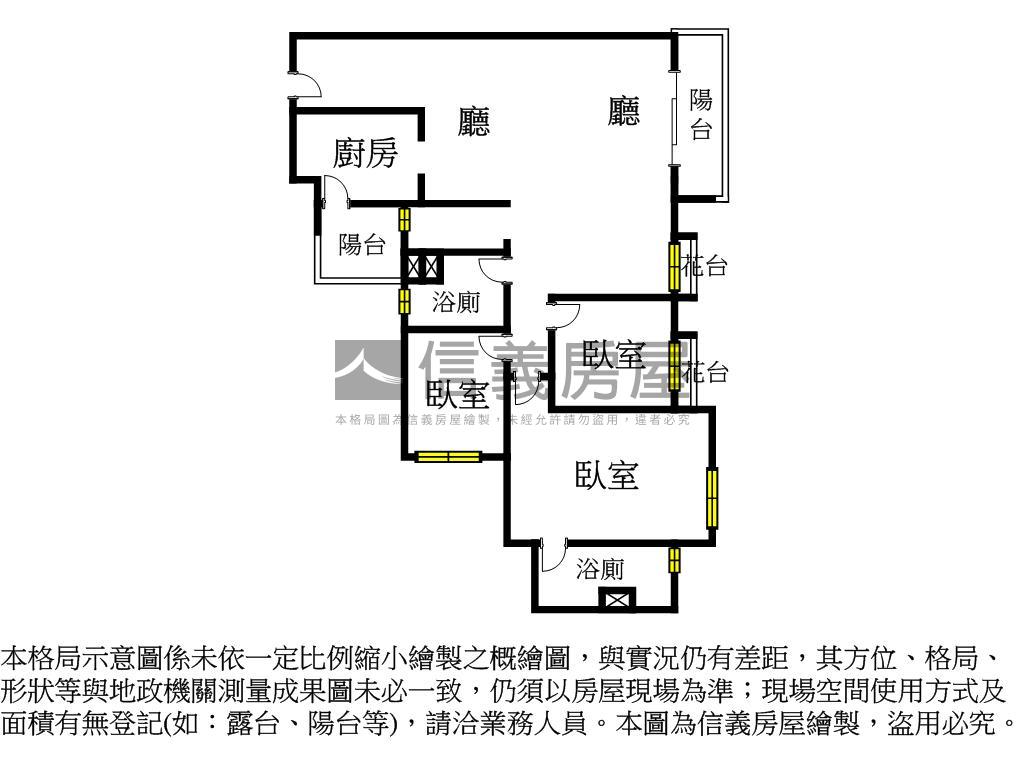 換約倒數林鼎樸御三房雙車房屋室內格局與周邊環境