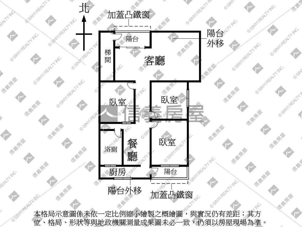 捷運幸福昌盛大三房房屋室內格局與周邊環境