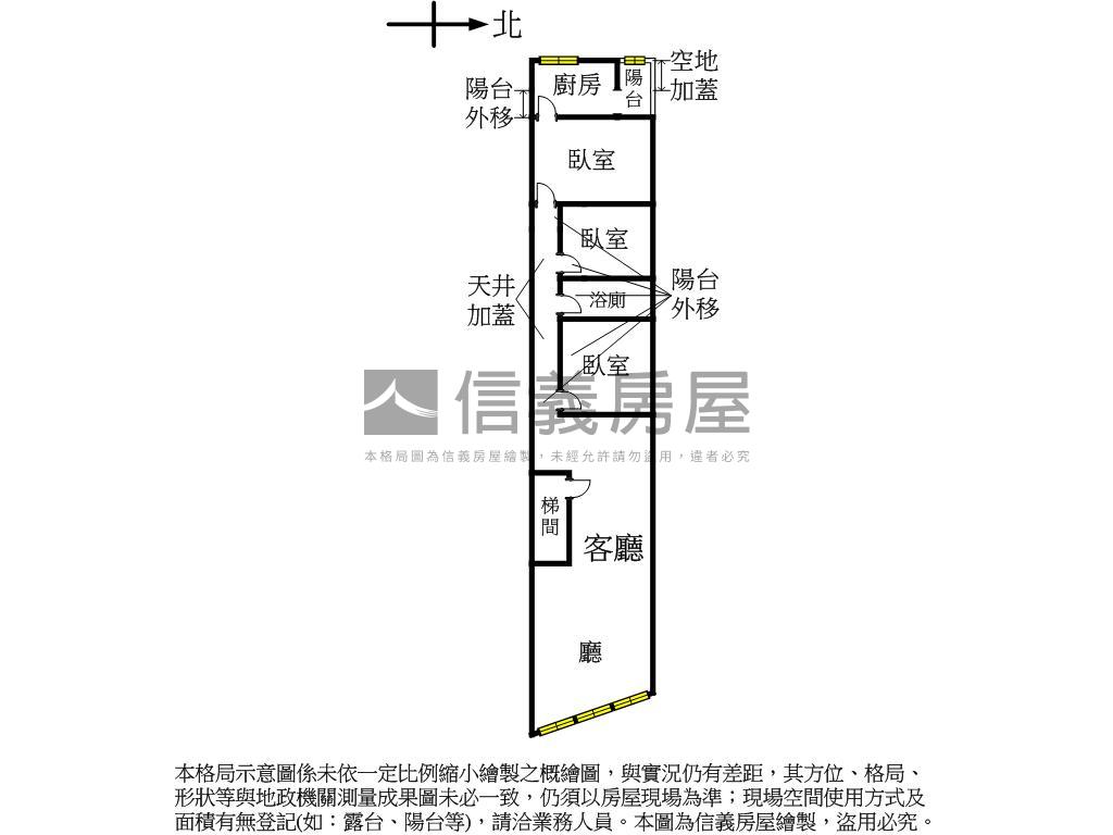 近捷運公寓３樓房屋室內格局與周邊環境