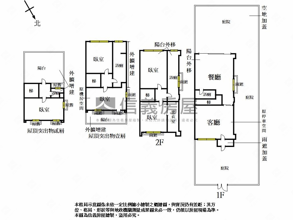 近捷運✨邊間庭院透天房屋室內格局與周邊環境
