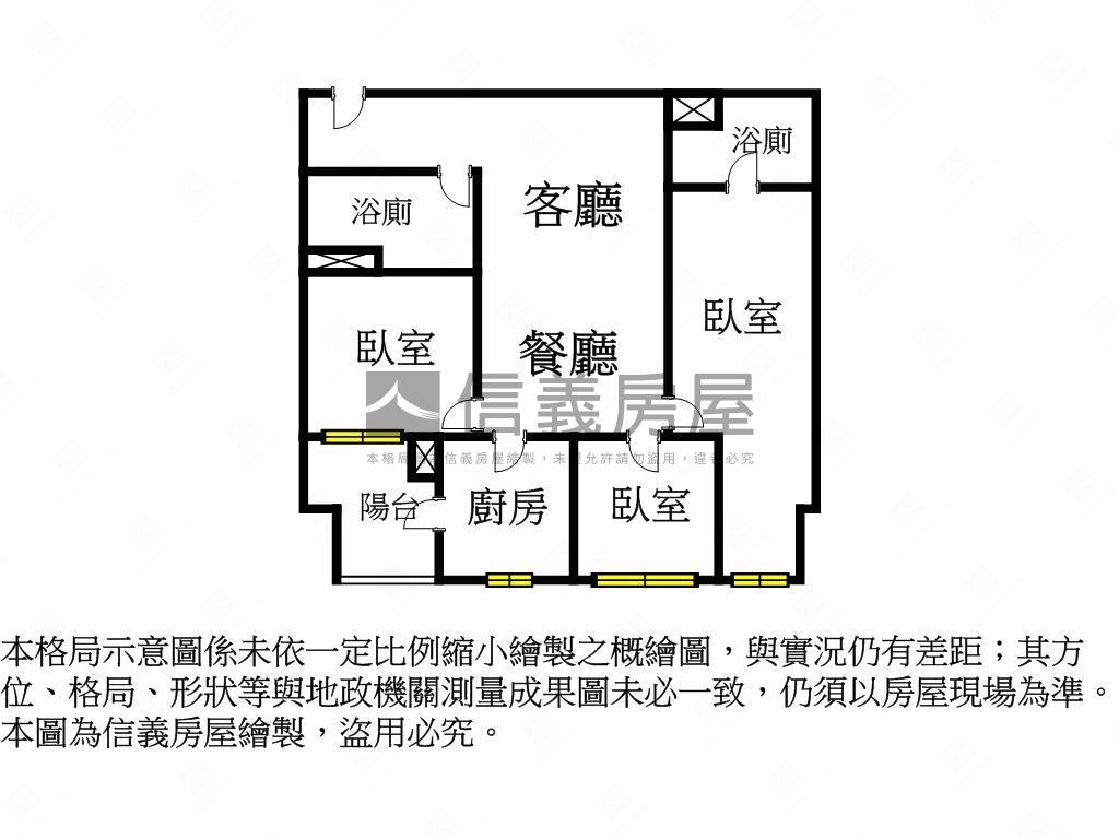 遠雄幸福成Ｅ７棟三房平車房屋室內格局與周邊環境