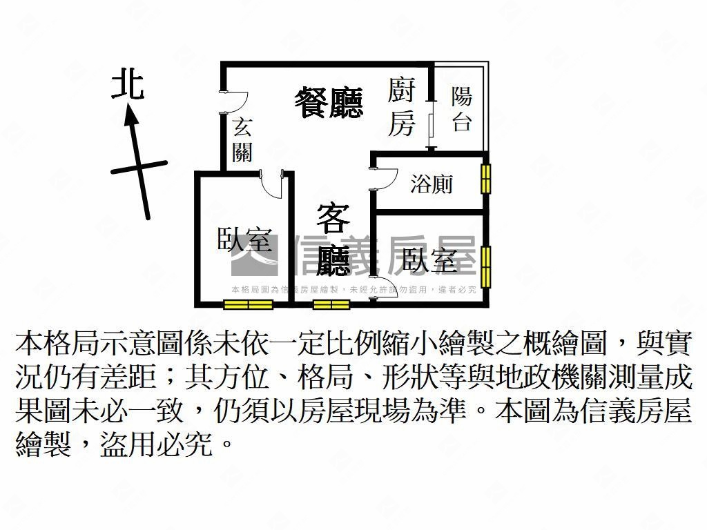 Ｍ世代有景觀全新兩房房屋室內格局與周邊環境