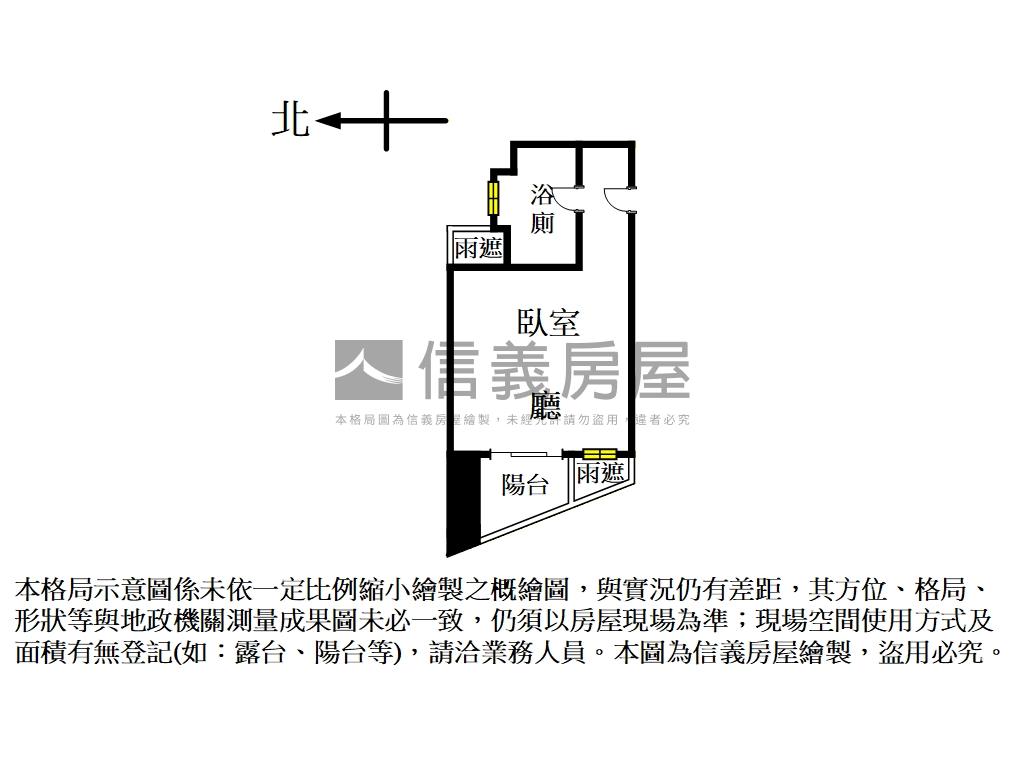 西門町夢想成家精緻一房房屋室內格局與周邊環境