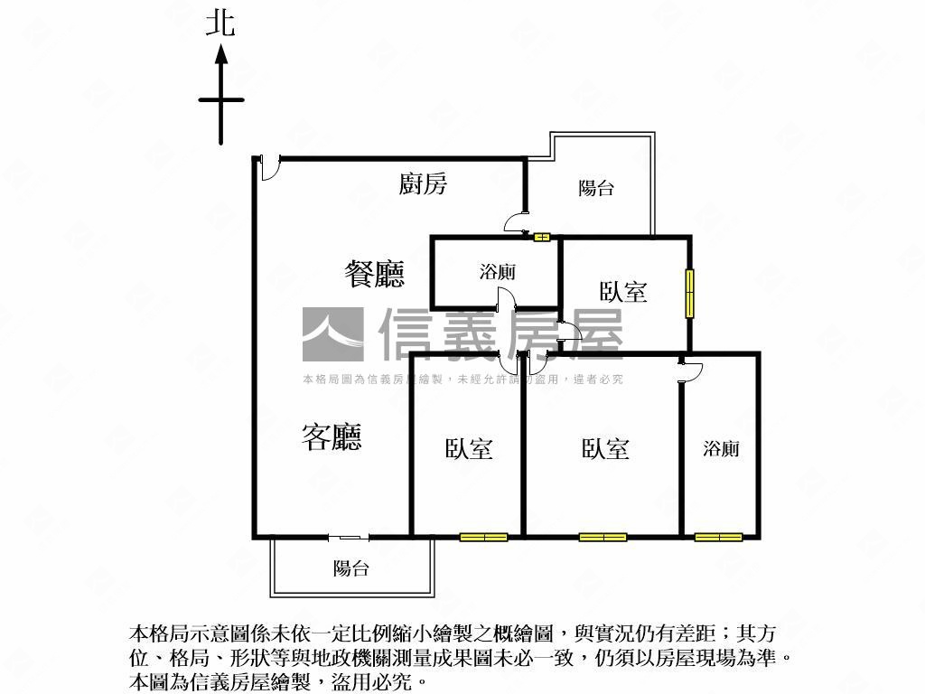 新東區稀有朝南三房平車房屋室內格局與周邊環境