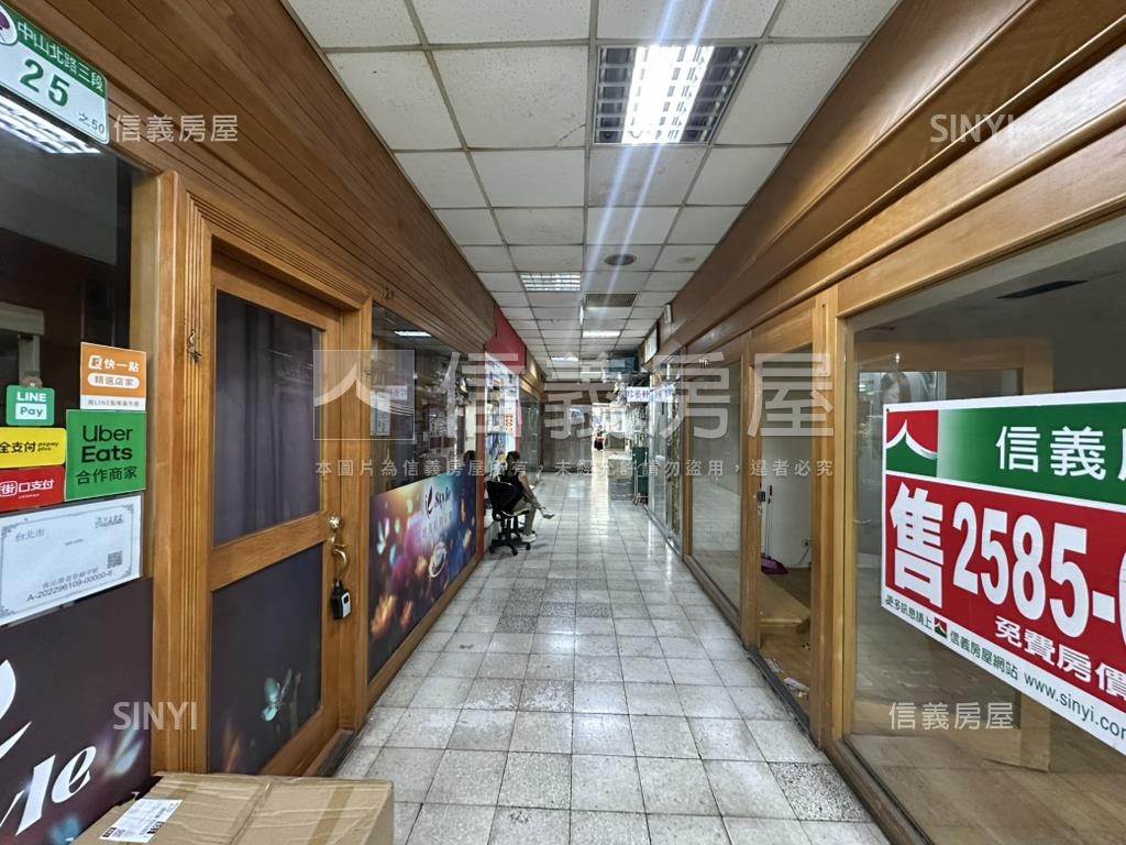 中山北路人潮創業金店面房屋室內格局與周邊環境