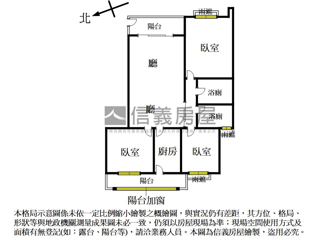 旺族名邸•溫馨三房房屋室內格局與周邊環境