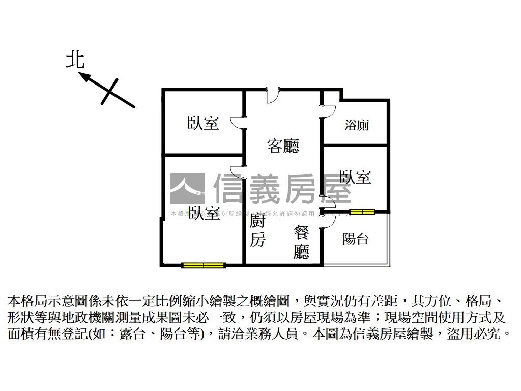 江翠北側Ｃ有景觀三房車位房屋室內格局與周邊環境