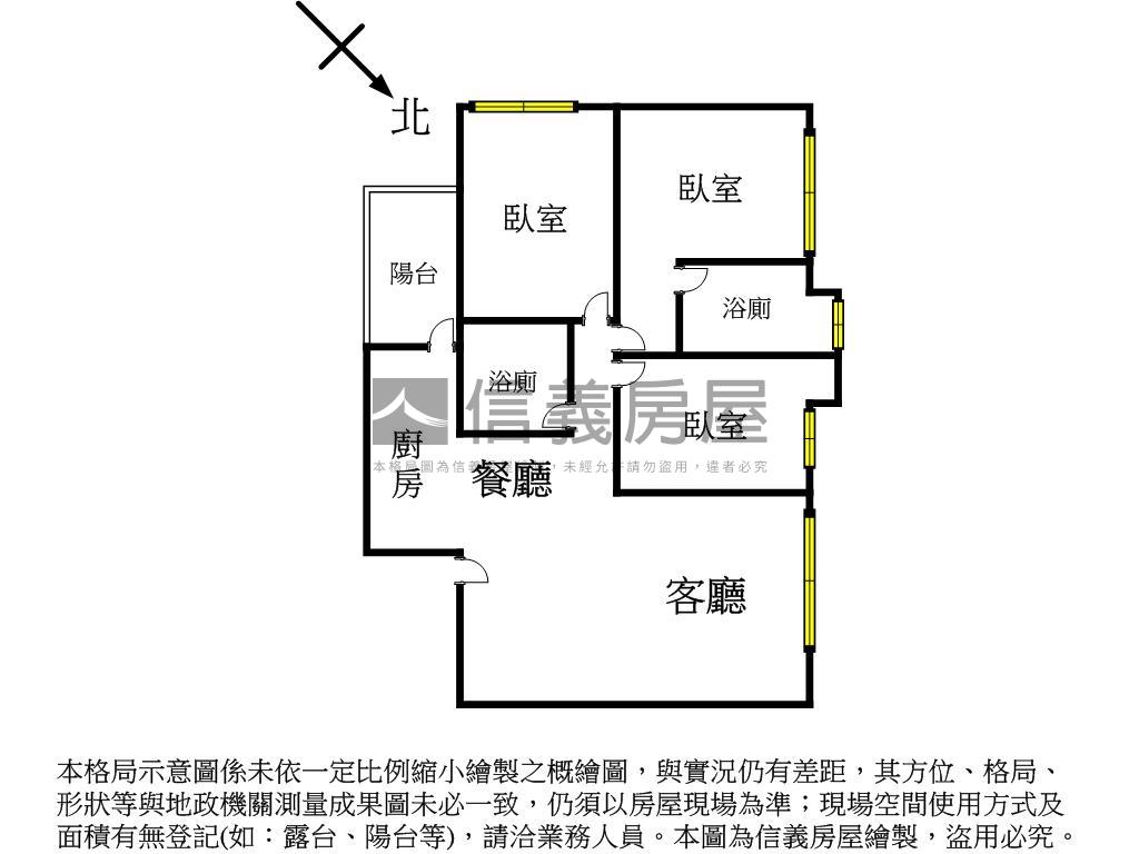 鳳凰冠帝王戶三房平車房屋室內格局與周邊環境