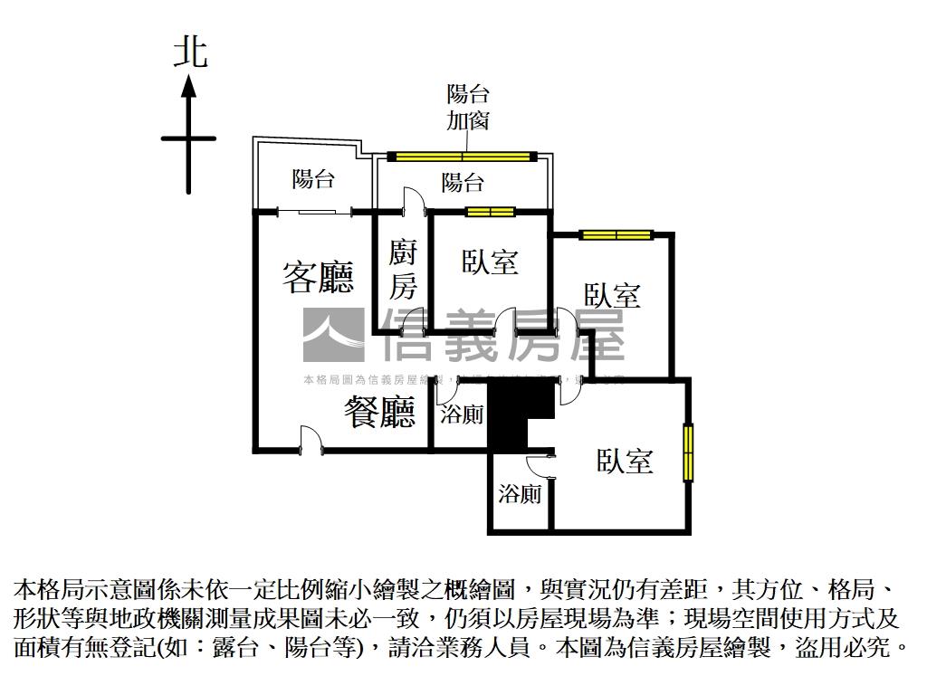 藝術園區三房平車房屋室內格局與周邊環境