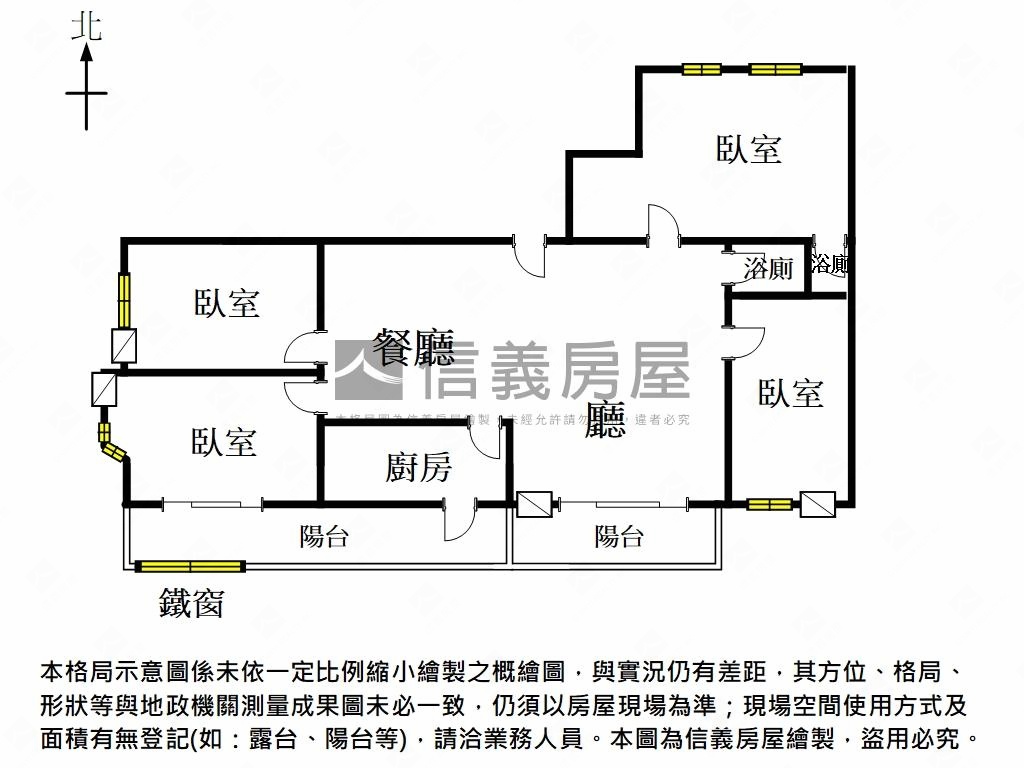 復國商圈大空間４房平車房屋室內格局與周邊環境