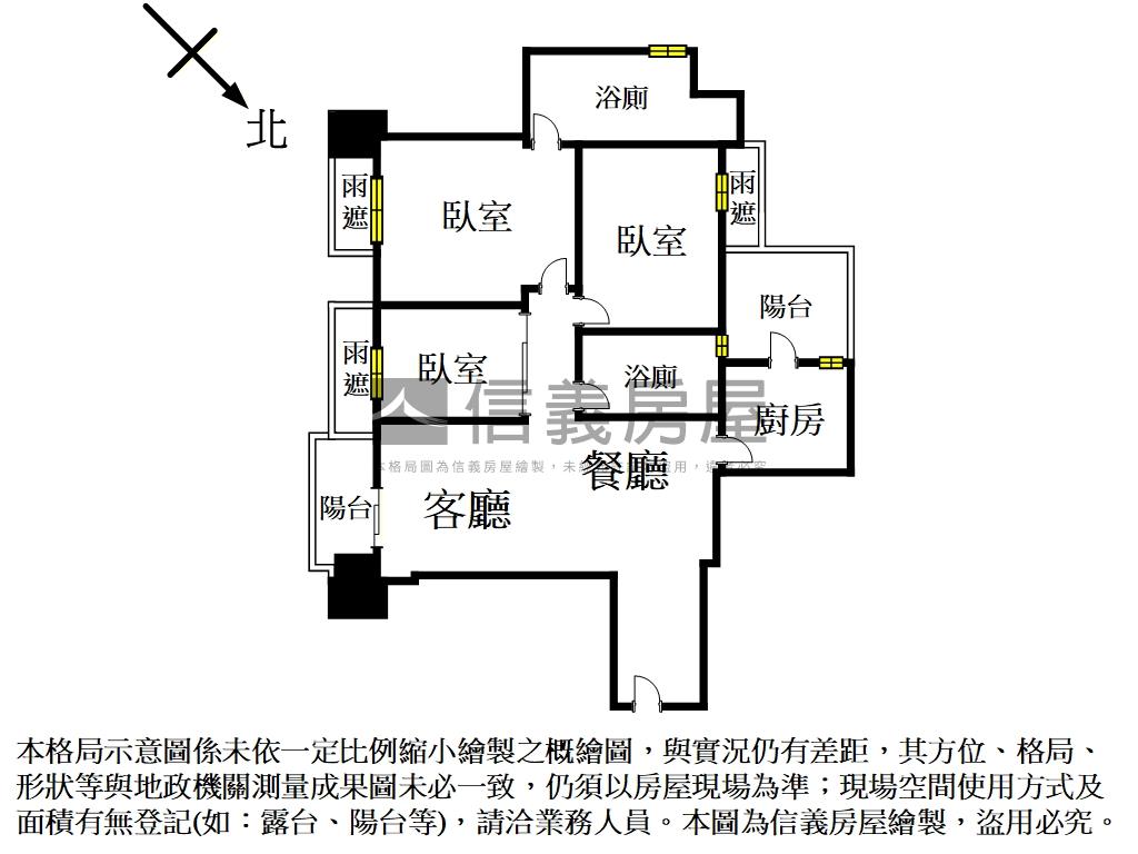 溫泉優宅高樓三房平面車房屋室內格局與周邊環境