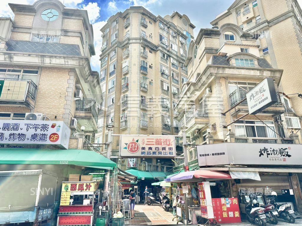 勤益科大商圈黃金熱鬧透店房屋室內格局與周邊環境