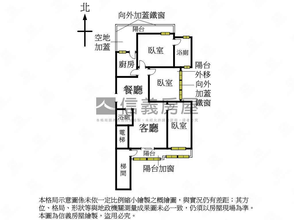 大安森林電梯三房房屋室內格局與周邊環境