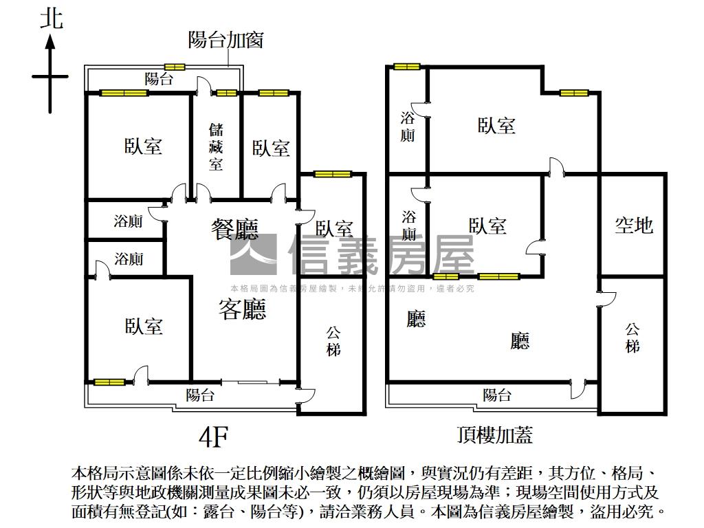 信義區大空間美寓房屋室內格局與周邊環境