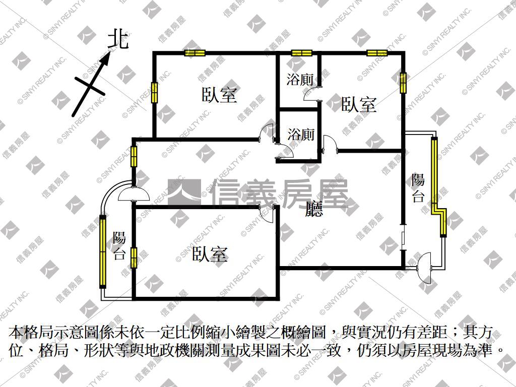 右昌機能採光健身美寓房屋室內格局與周邊環境