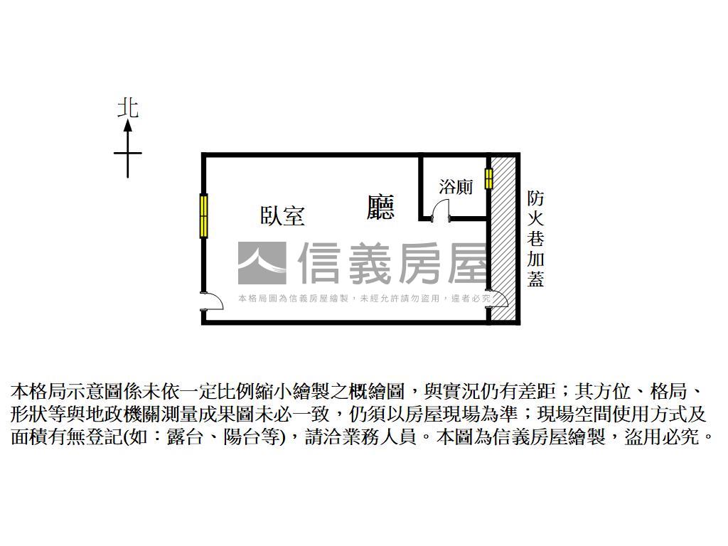 北區成功路小資一樓套房房屋室內格局與周邊環境