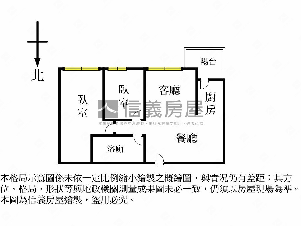 ＪＯＹＱ質感兩房房屋室內格局與周邊環境