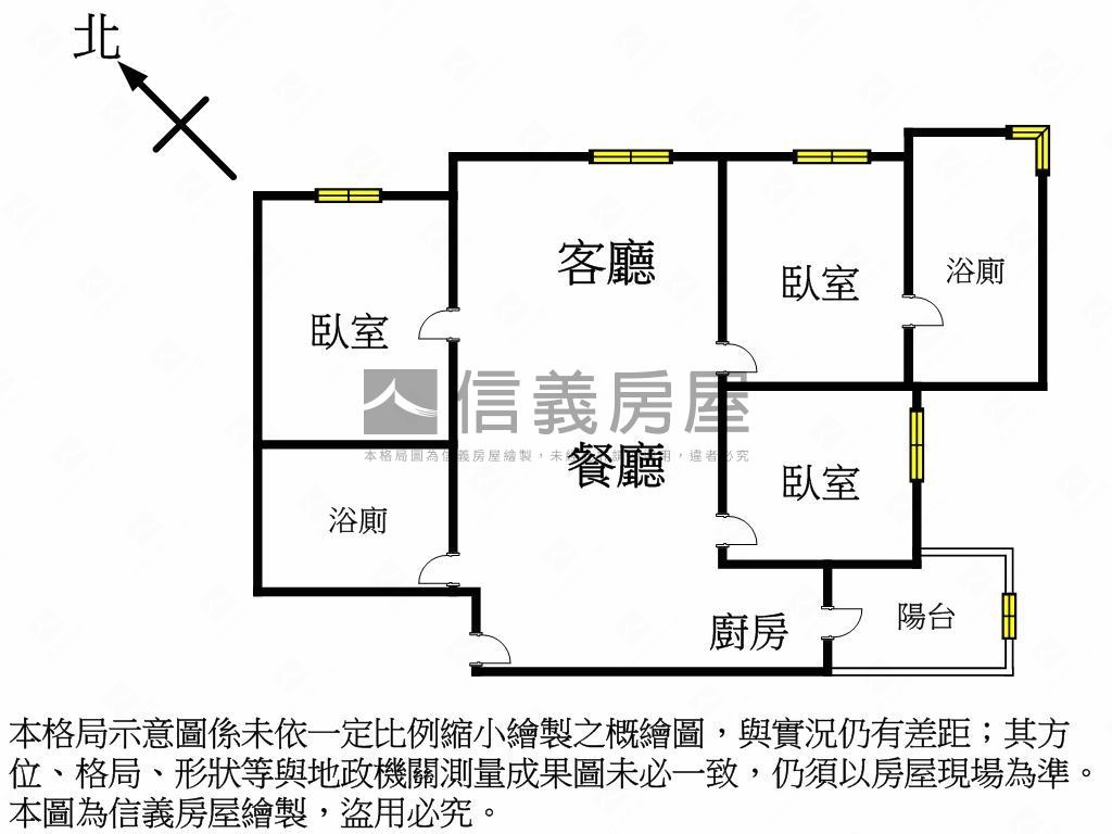 和築Ｔ１三房平車房屋室內格局與周邊環境