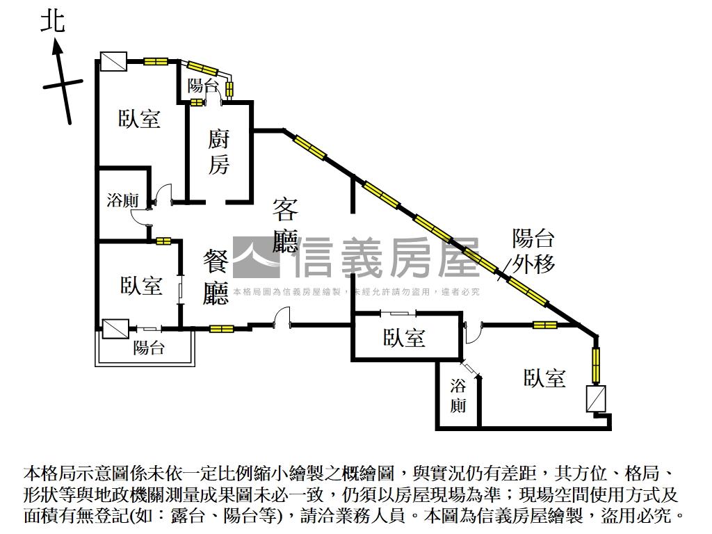 面公園高樓視野戶四房平車房屋室內格局與周邊環境