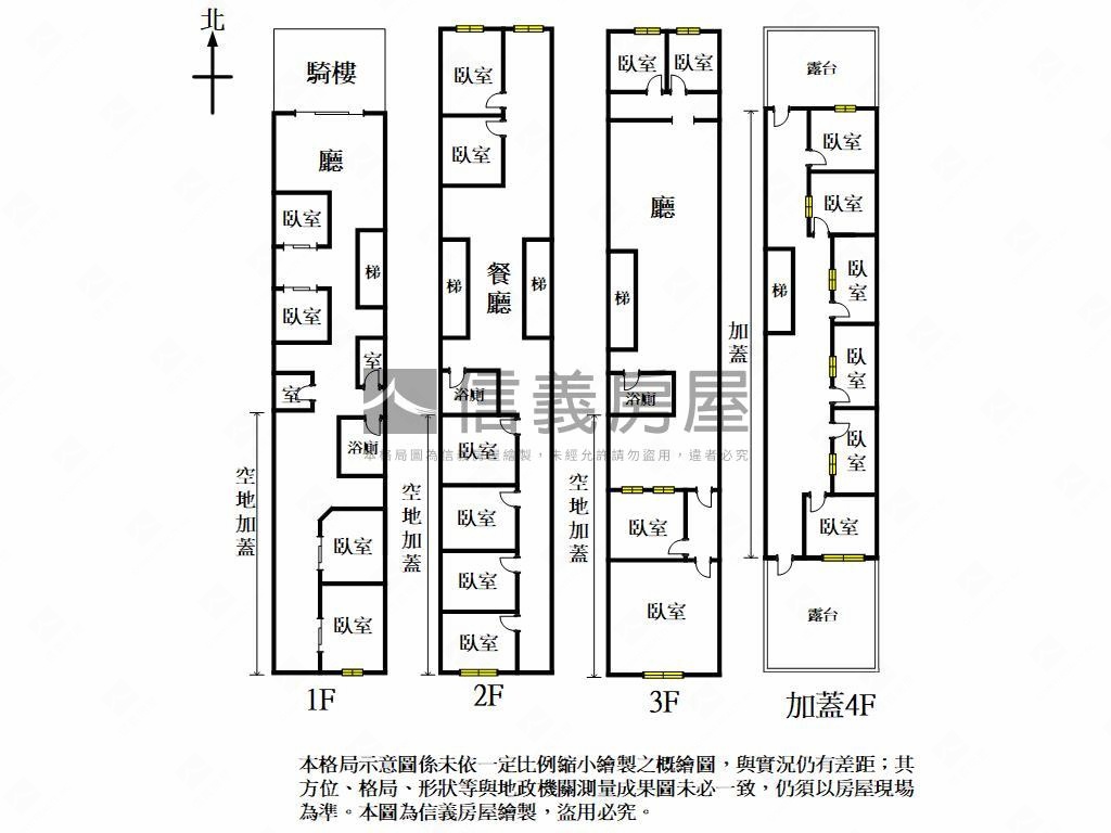 中山路前後臨路店面透天房屋室內格局與周邊環境