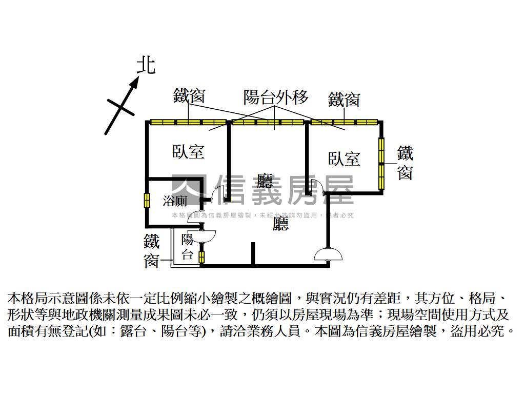 鼎中採光美小資美兩房房屋室內格局與周邊環境
