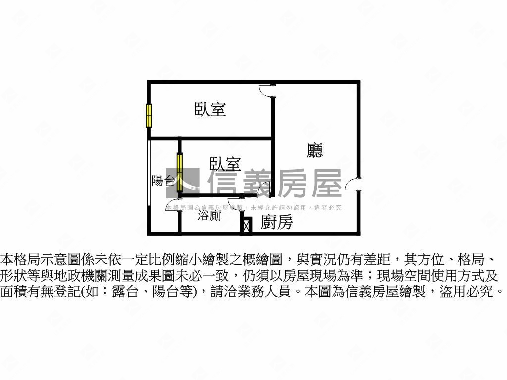 全坤１０１高樓兩房房屋室內格局與周邊環境