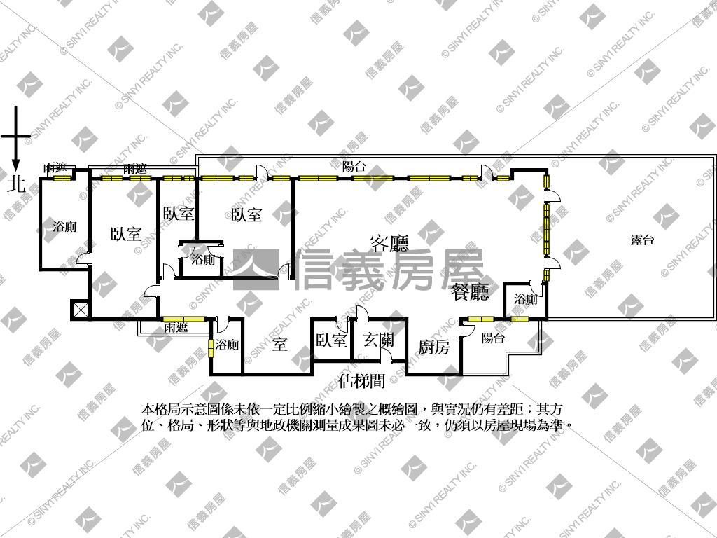 信義君悅一期四面採光帝王房屋室內格局與周邊環境