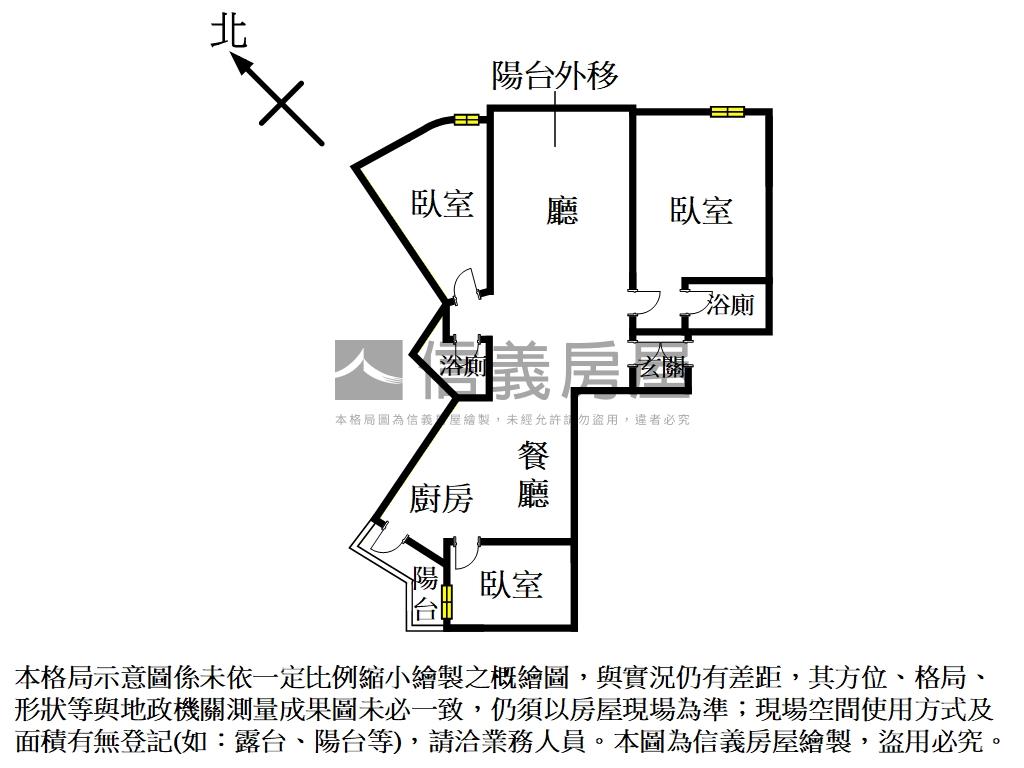 林森路，稀有電梯３房房屋室內格局與周邊環境