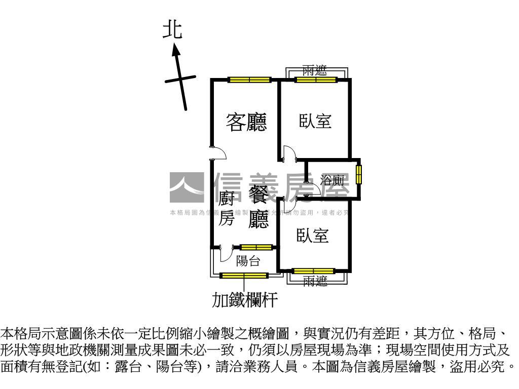 捷運兩房免拆裝璜車位Ｂ１房屋室內格局與周邊環境